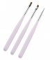 Preview: One Stroke 3er Pinsel Set Flieder